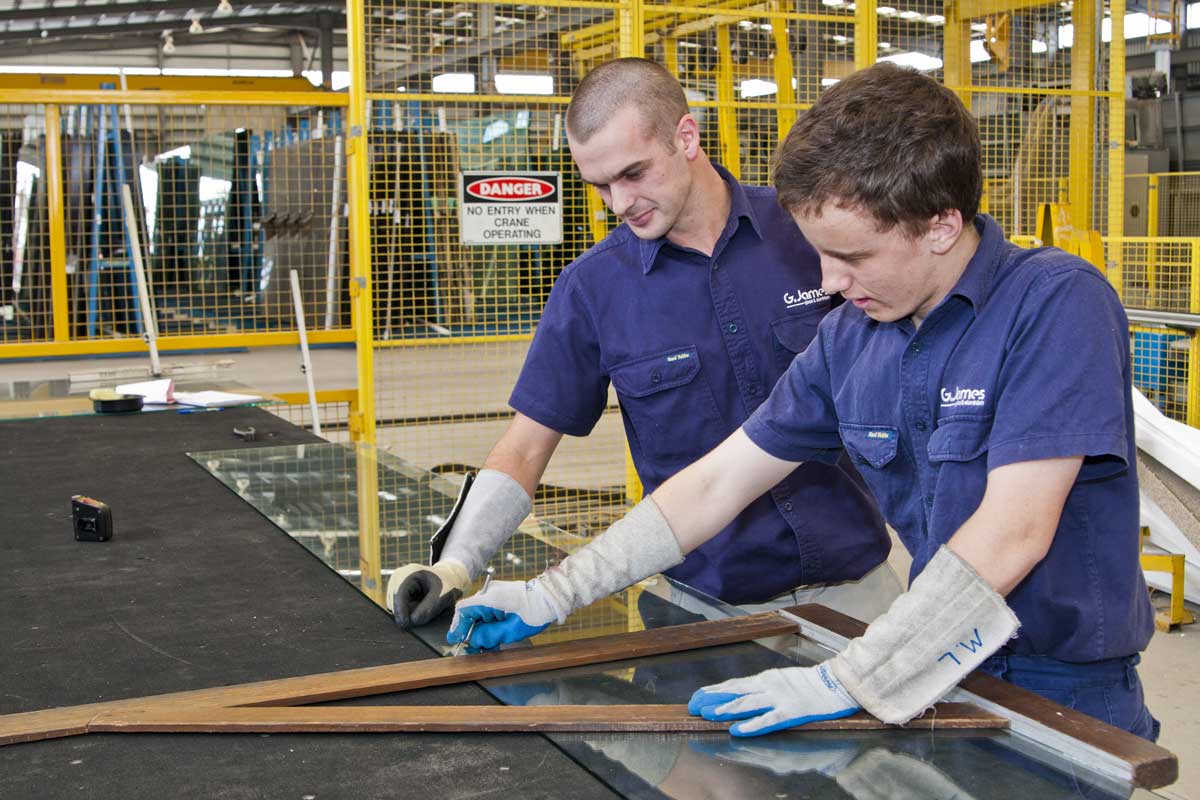 Careers at Gjames photo cutting glass